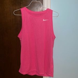 Hot pink NIKE active tee- size medium